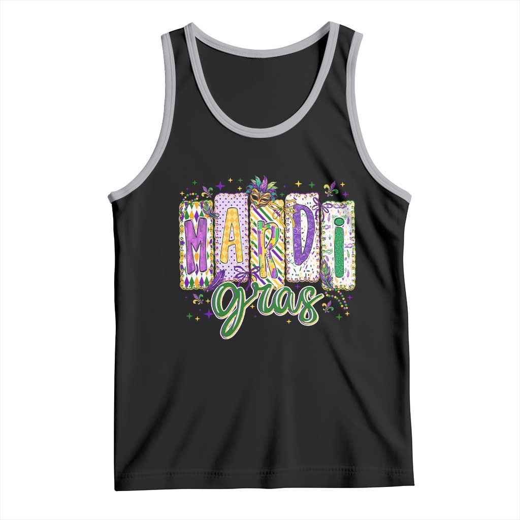 Mardi Gras Tank Top New Orleans Carnival Girly Fat Tuesday