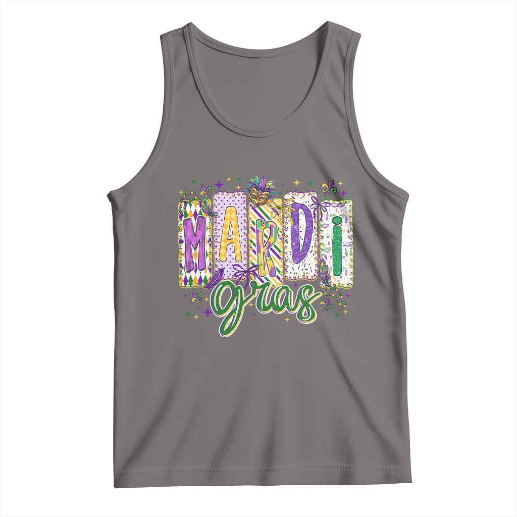 Mardi Gras Tank Top New Orleans Carnival Girly Fat Tuesday