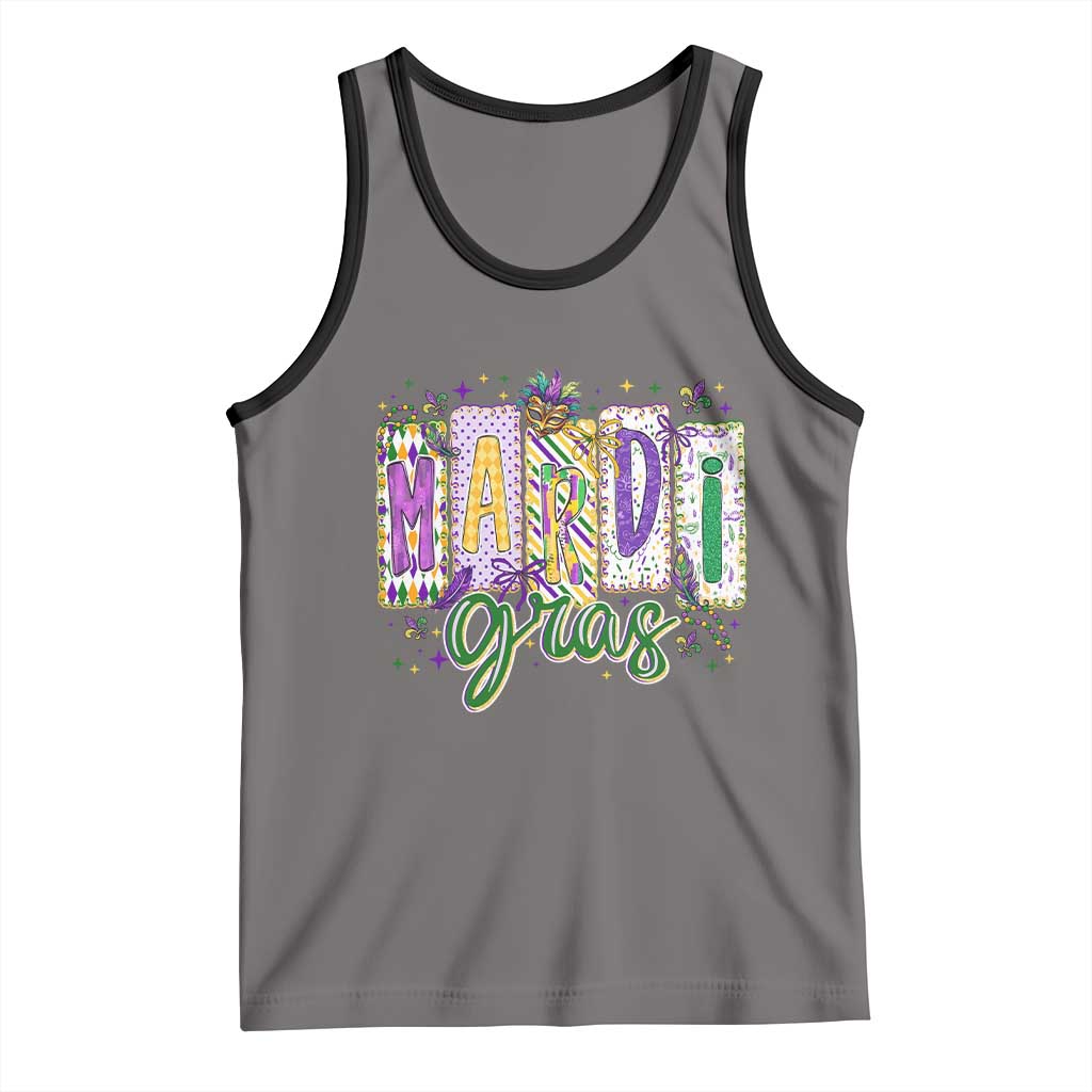 Mardi Gras Tank Top New Orleans Carnival Girly Fat Tuesday