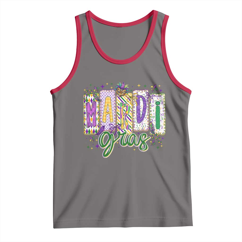 Mardi Gras Tank Top New Orleans Carnival Girly Fat Tuesday