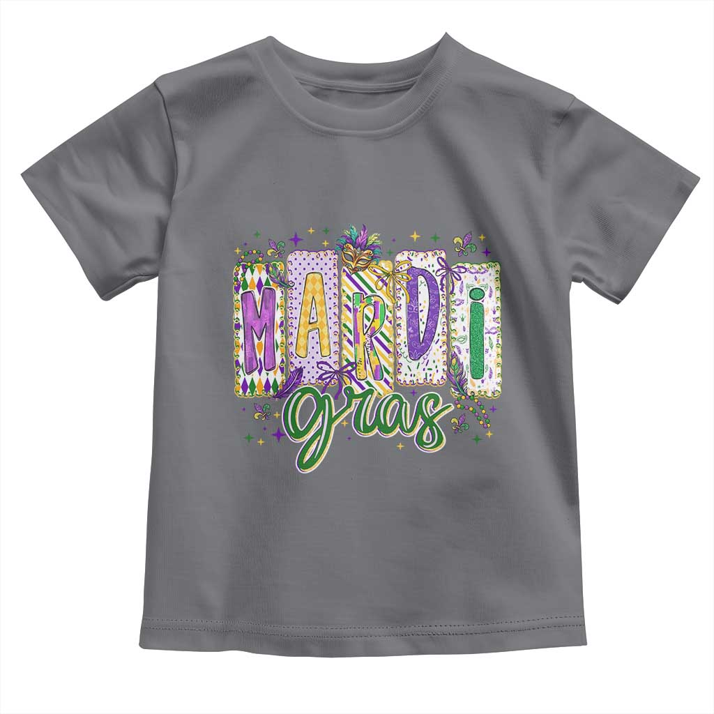 Mardi Gras Toddler T Shirt New Orleans Carnival Girly Fat Tuesday