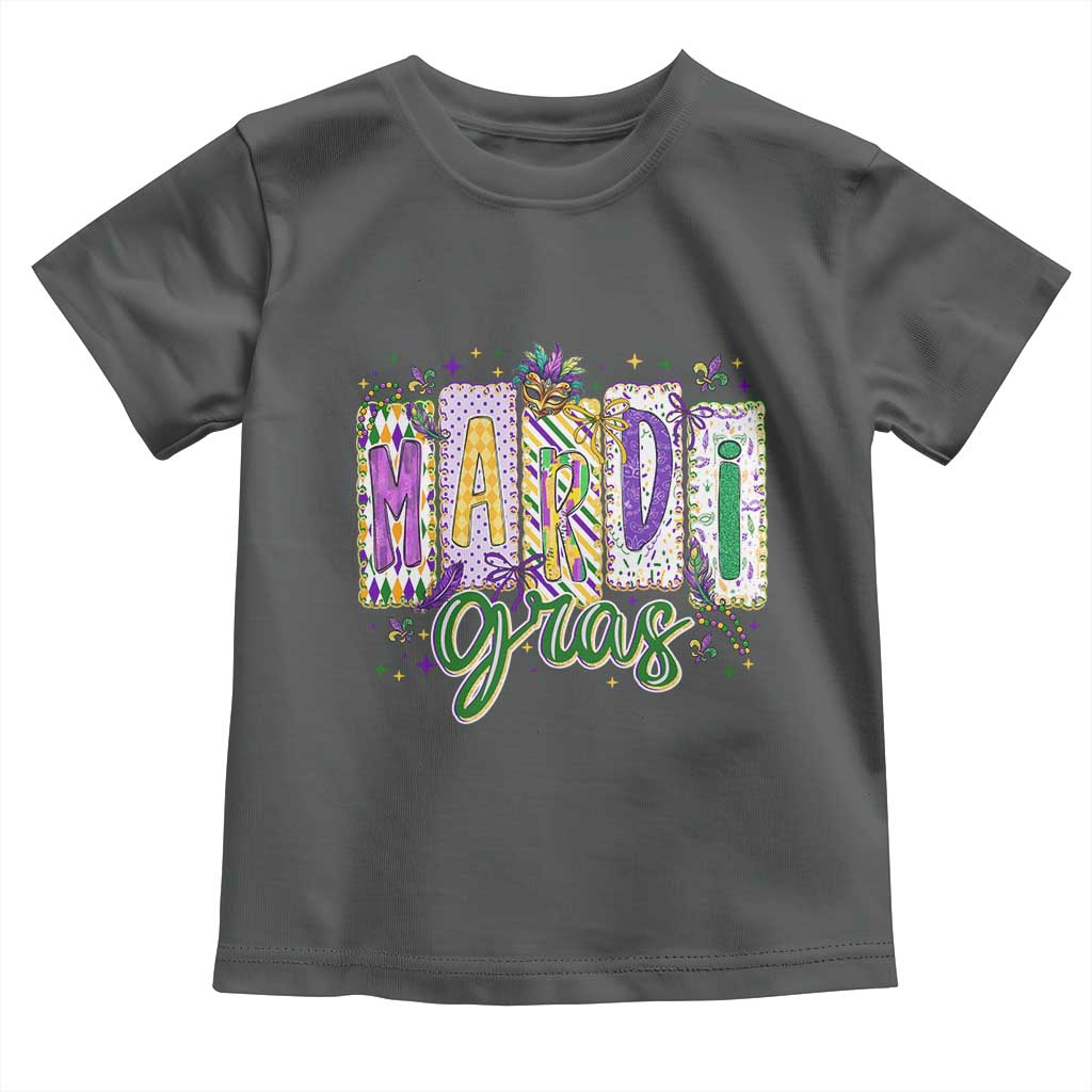 Mardi Gras Toddler T Shirt New Orleans Carnival Girly Fat Tuesday
