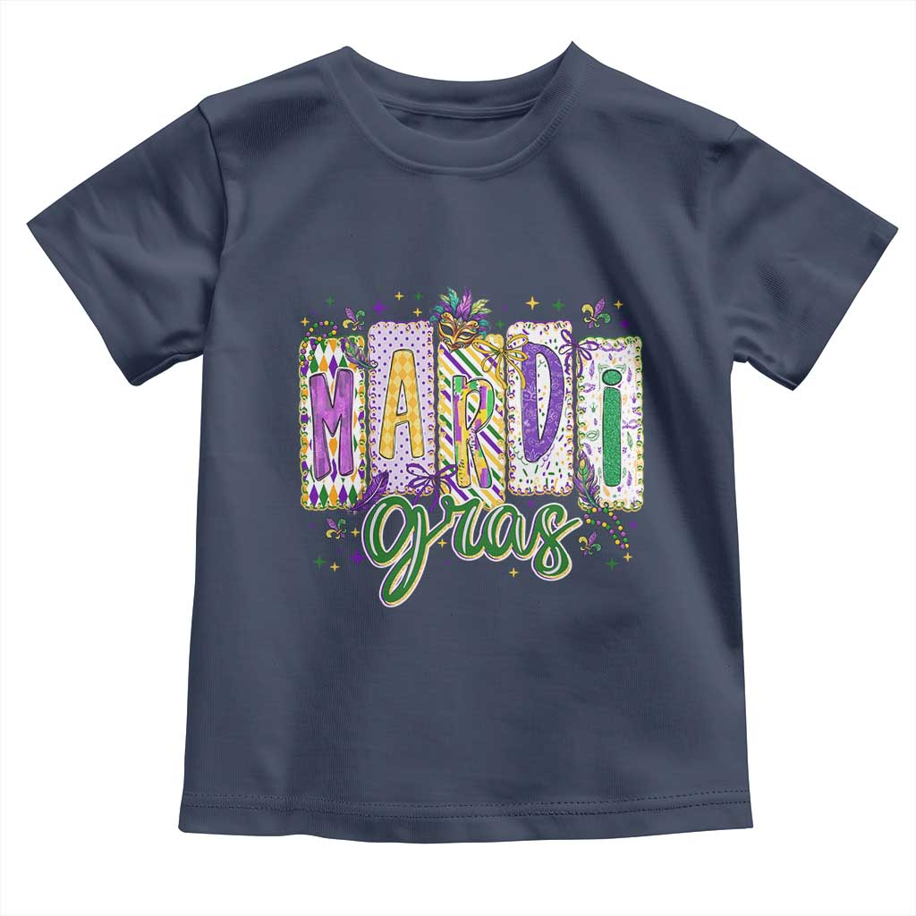 Mardi Gras Toddler T Shirt New Orleans Carnival Girly Fat Tuesday