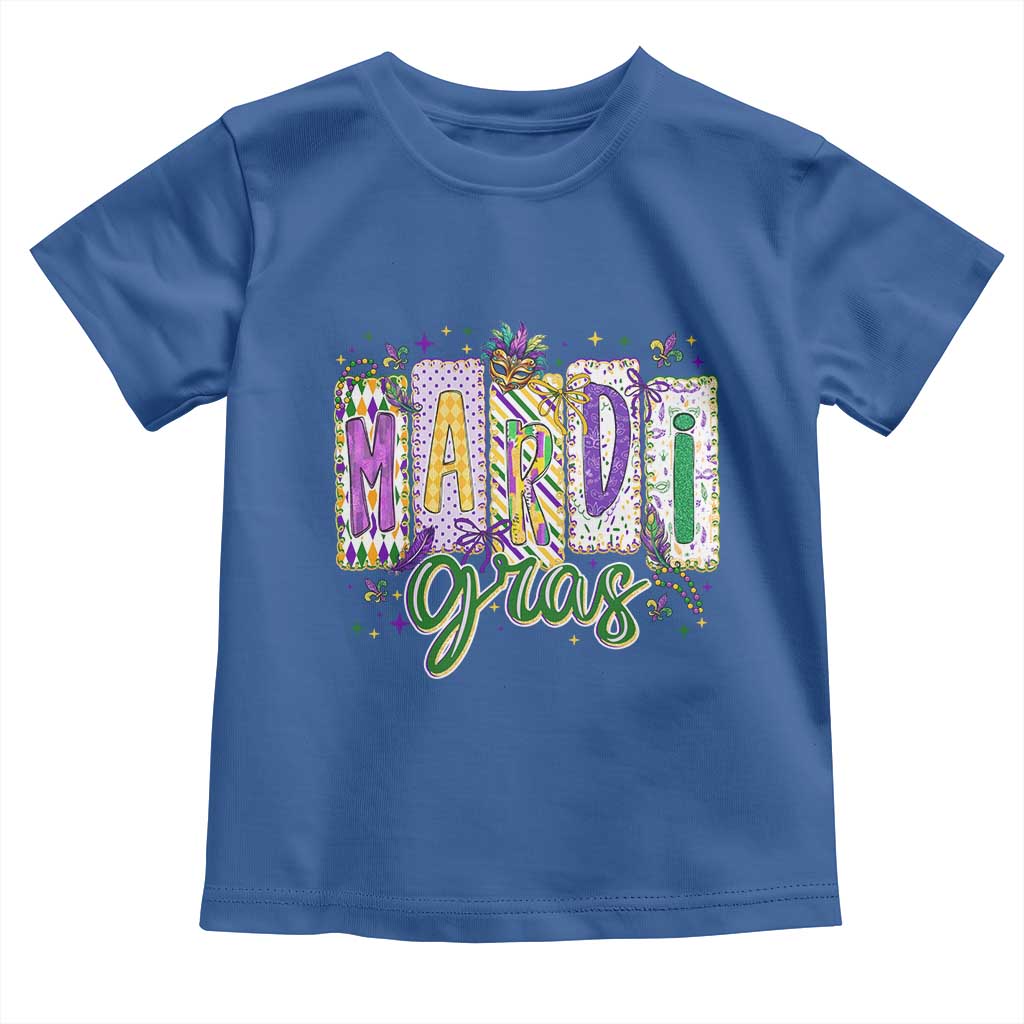 Mardi Gras Toddler T Shirt New Orleans Carnival Girly Fat Tuesday