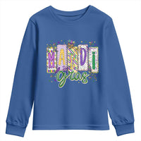 Mardi Gras Youth Sweatshirt New Orleans Carnival Girly Fat Tuesday