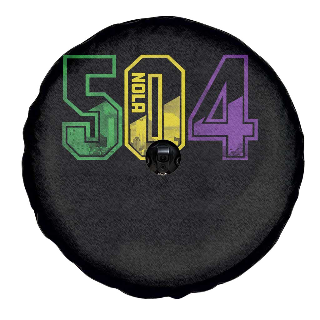 Mardi Gras 504 Nola New Orleans Louisiana LA Spare Tire Cover