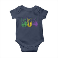 Mardi Gras 504 Nola New Orleans Louisiana LA Baby Onesie