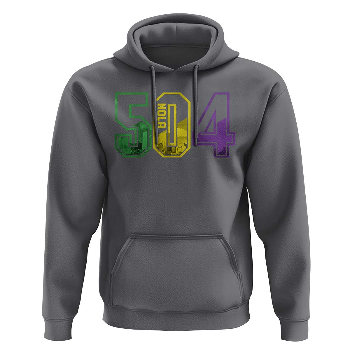 Mardi Gras 504 Nola New Orleans Louisiana LA Hoodie