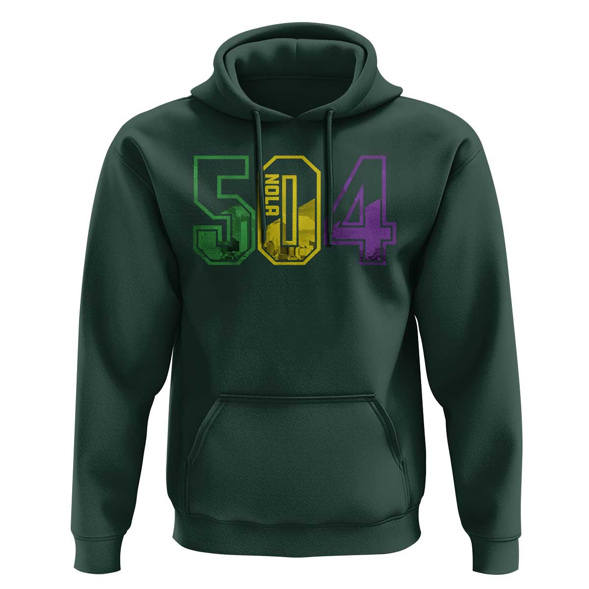 Mardi Gras 504 Nola New Orleans Louisiana LA Hoodie