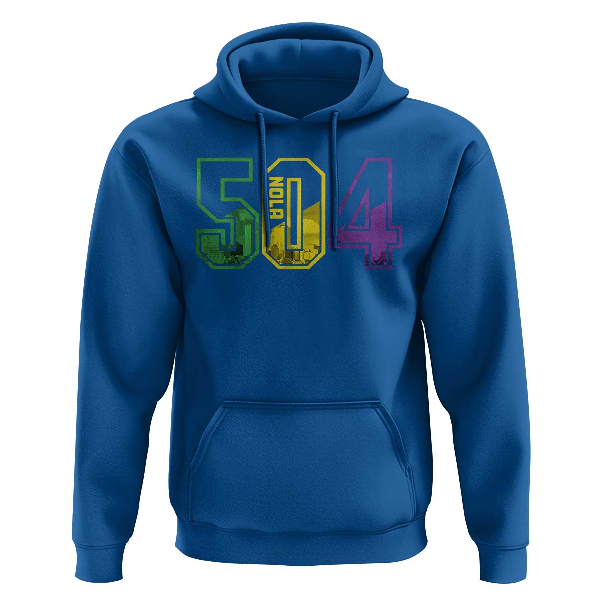 Mardi Gras 504 Nola New Orleans Louisiana LA Hoodie