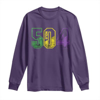 Mardi Gras 504 Nola New Orleans Louisiana LA Long Sleeve Shirt
