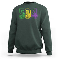 Mardi Gras 504 Nola New Orleans Louisiana LA Sweatshirt