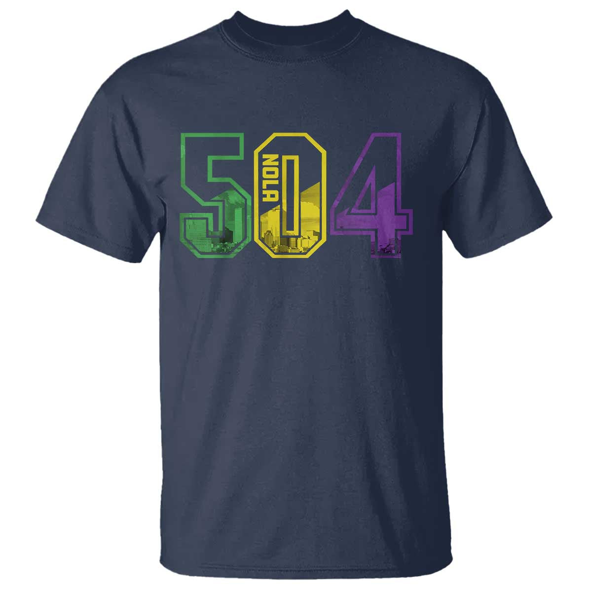 Mardi Gras 504 Nola New Orleans Louisiana LA T Shirt