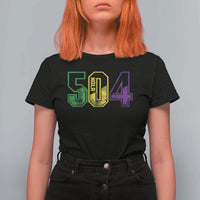 Mardi Gras 504 Nola New Orleans Louisiana LA T Shirt For Women