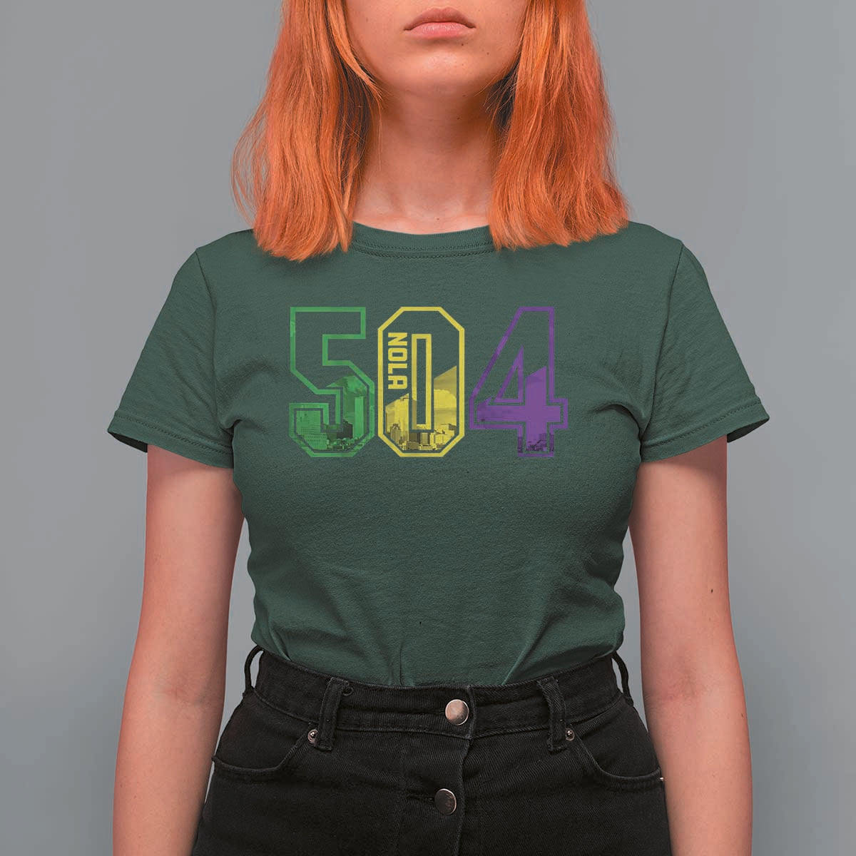 Mardi Gras 504 Nola New Orleans Louisiana LA T Shirt For Women