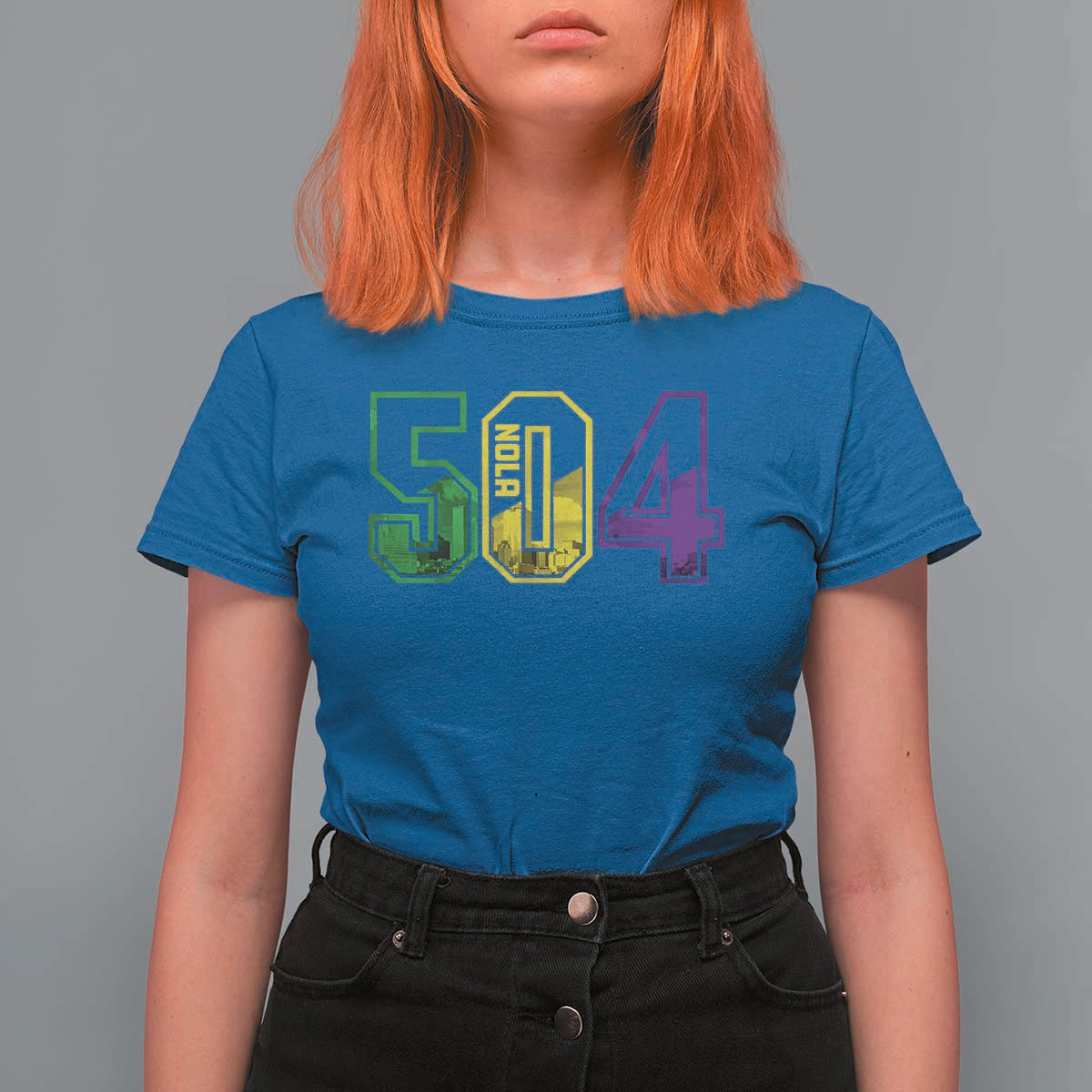 Mardi Gras 504 Nola New Orleans Louisiana LA T Shirt For Women