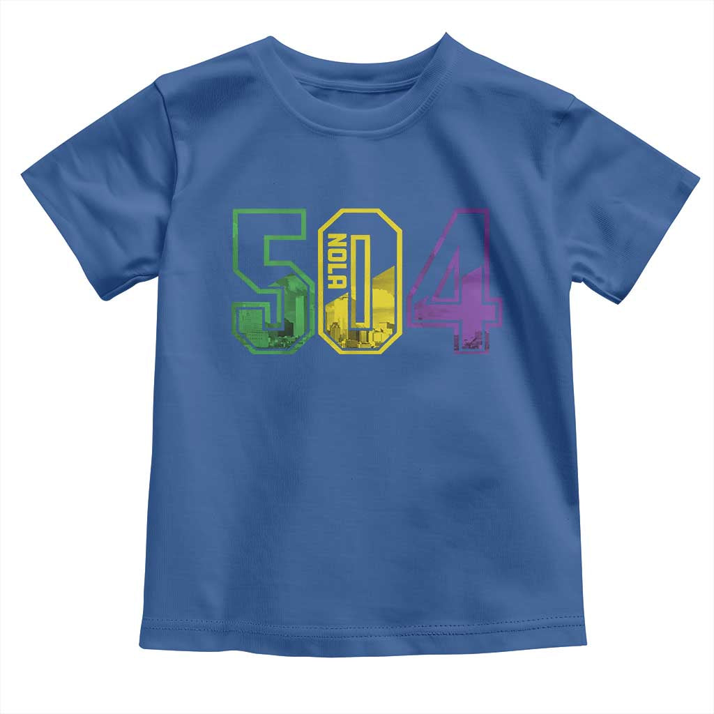 Mardi Gras 504 Nola New Orleans Louisiana LA Toddler T Shirt