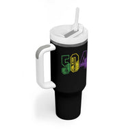 Mardi Gras 504 Nola New Orleans Louisiana LA Tumbler With Handle
