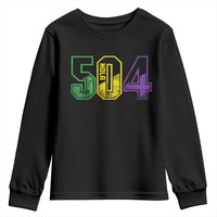 Mardi Gras 504 Nola New Orleans Louisiana LA Youth Sweatshirt