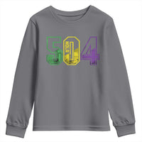 Mardi Gras 504 Nola New Orleans Louisiana LA Youth Sweatshirt