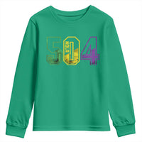 Mardi Gras 504 Nola New Orleans Louisiana LA Youth Sweatshirt