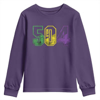 Mardi Gras 504 Nola New Orleans Louisiana LA Youth Sweatshirt
