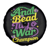 Funny Anal Bead Tug O War Mardi Gras Spare Tire Cover Fat Tuesday Carnival Adult Humor