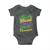 Funny Anal Bead Tug O War Mardi Gras Baby Onesie Fat Tuesday Carnival Adult Humor