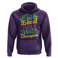 Funny Anal Bead Tug O War Mardi Gras Hoodie Fat Tuesday Carnival Adult Humor