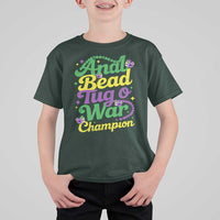 Funny Anal Bead Tug O War Mardi Gras T Shirt For Kid Fat Tuesday Carnival Adult Humor