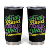 Funny Anal Bead Tug O War Mardi Gras Tumbler Cup Fat Tuesday Carnival Adult Humor