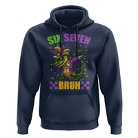 Funny 67 Mardi Gras Alligator Hoodie Six Seven Bruh Mardigator Dabbing Crocodile