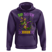 Funny 67 Mardi Gras Alligator Hoodie Six Seven Bruh Mardigator Dabbing Crocodile