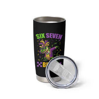 Funny 67 Mardi Gras Alligator Tumbler Cup Six Seven Bruh Mardigator Dabbing Crocodile