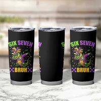 Funny 67 Mardi Gras Alligator Tumbler Cup Six Seven Bruh Mardigator Dabbing Crocodile