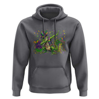 Funny Dabbing Alligator 67 Mardi Gras Six Seven Meme Hoodie