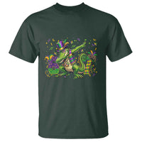 Funny Dabbing Alligator 67 Mardi Gras Six Seven Meme T Shirt