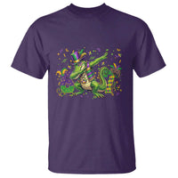 Funny Dabbing Alligator 67 Mardi Gras Six Seven Meme T Shirt
