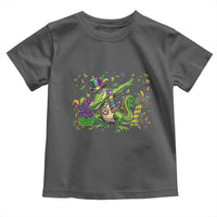 Funny Dabbing Alligator 67 Mardi Gras Six Seven Meme Toddler T Shirt