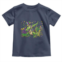 Funny Dabbing Alligator 67 Mardi Gras Six Seven Meme Toddler T Shirt