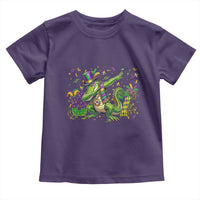 Funny Dabbing Alligator 67 Mardi Gras Six Seven Meme Toddler T Shirt