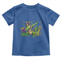 Funny Dabbing Alligator 67 Mardi Gras Six Seven Meme Toddler T Shirt
