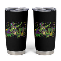Funny Dabbing Alligator 67 Mardi Gras Six Seven Meme Tumbler Cup