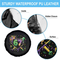Funny Baseball Mardi Gras 67 Ice Cream Drip Spare Tire Cover Six Seven Meme Carnival