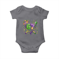 Funny Baseball Mardi Gras 67 Ice Cream Drip Baby Onesie Six Seven Meme Carnival