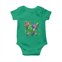 Funny Baseball Mardi Gras 67 Ice Cream Drip Baby Onesie Six Seven Meme Carnival