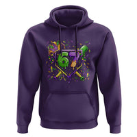 Funny Baseball Mardi Gras 67 Ice Cream Drip Hoodie Six Seven Meme Carnival