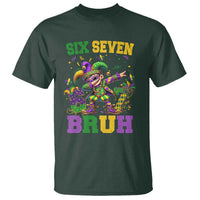 Funny 67 Mardi Gras T Shirt Six Seven Bruh Dabbing Jester