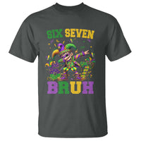 Funny 67 Mardi Gras T Shirt Six Seven Bruh Dabbing Jester
