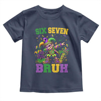 Funny 67 Mardi Gras Toddler T Shirt Six Seven Bruh Dabbing Jester